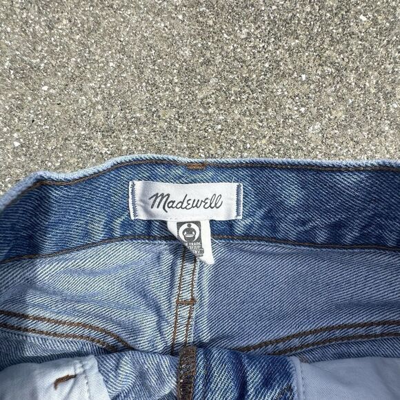 Madewell The Perfect Jean Short Womens 24 (25x2.5) Denim Blue Cut Off Festival - Picture 6 of 9
